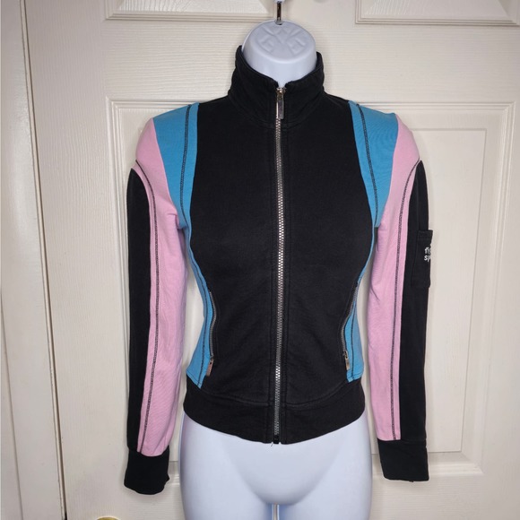 Figure Sport Ice Skating Jacket Size XS-12/14 Girls Beillmann Rhinestone - Picture 2 of 11